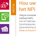 Website Nederlands Paramedisch Instituut